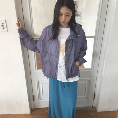 Sou Wind Rain Hooded Windbreaker Jumper