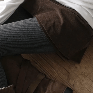 Ruedi Ribbed Pattern Stockings