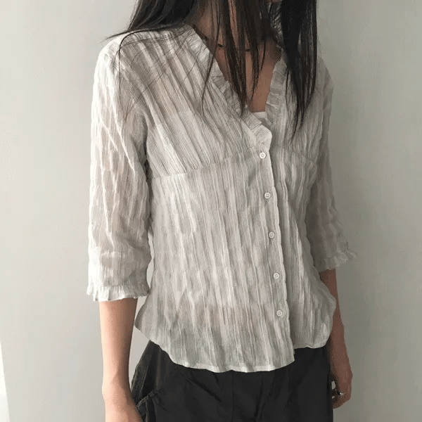 Pika 3/4 Sleeve Blouse (3 colors)