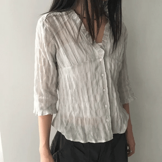 Pika 3/4 Sleeve Blouse (3 colors)