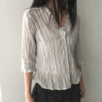 Pika 3/4 Sleeve Blouse (3 colors)