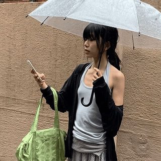 Sorane Dot Nylon Tote Bag