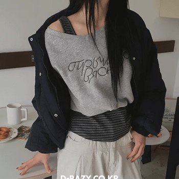 Layered Lettering Sleeveless Sweatshirt Set