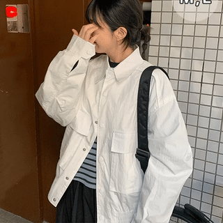 Terenki Pocket Collar Overwind Jacket