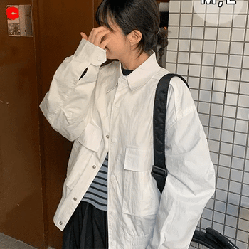 Terenki Pocket Collar Overwind Jacket