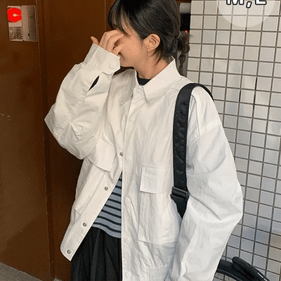 Terenki Pocket Collar Overwind Jacket
