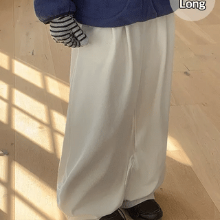 Belfi Brushed Corduroy Wide Pants