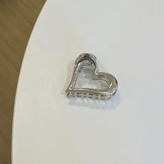 Heart metal clip