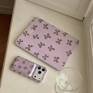 Tie Dreams Pattern Clear Detachable Cover Case for iPad Pro Air 13/11