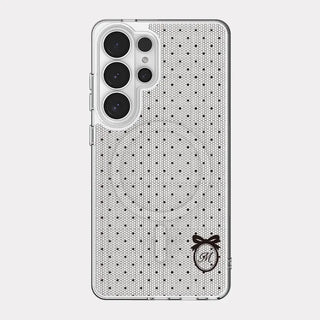 Lace Dot MagSafe Clear Jelly Hard Phone Case for iPhone 17 Pro