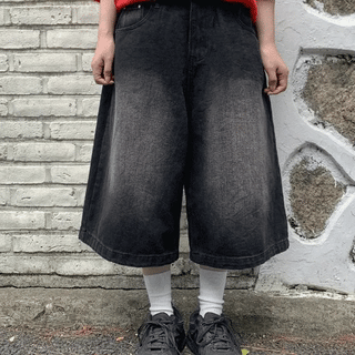 Pchu Washed Denim Bermuda Pants