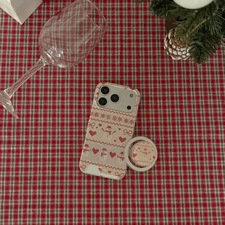 Winter Snowman iPhone MagSafe Grip Talk Holder Epoxy