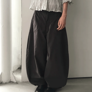 Memo Elastic Pocket Wide Pants (3 colors)