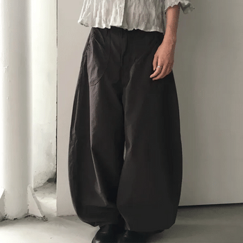 Memo Elastic Pocket Wide Pants (3 colors)
