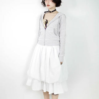Slim cropped zip-up hoodie