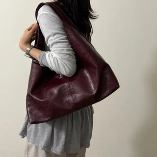 Dejou Soft Leather Shoulder Bag