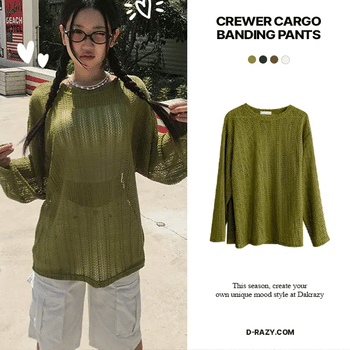 Summer Beach See-through Mesh Knit