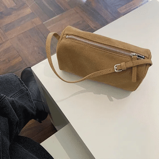 Naming Real Suede Tote Bag