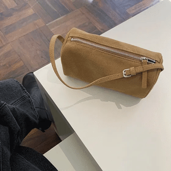 Naming Real Suede Tote Bag