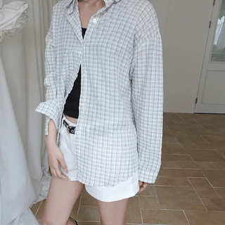 Sirind Oversized Vintage Check Shirt