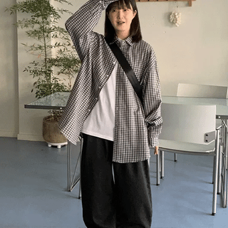 It Choi Color Check Overshirt