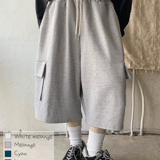 Ukoyu Elastic Bermuda Cargo Pants
