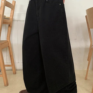 Nikohi Peach Brushed Wide Cotton Pants