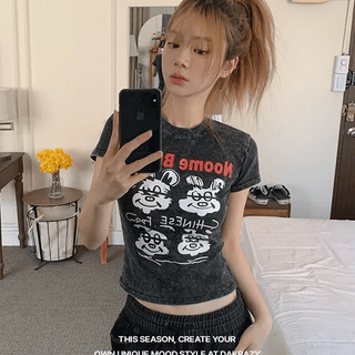 Bren Pigment Vintage Crop T-shirt