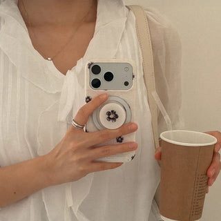 Noir Bloom iPhone MagSafe Grip Talk Holder Epoxy