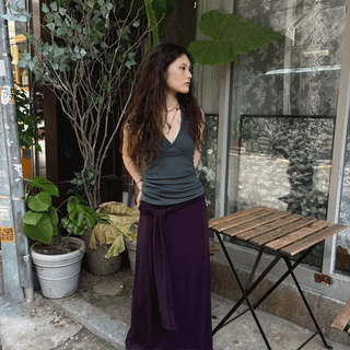 rainbow fleece skirt