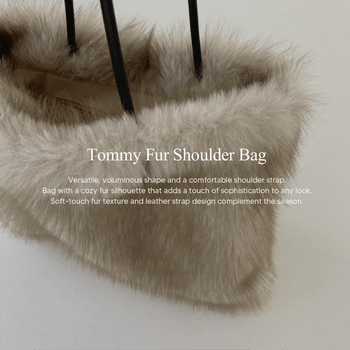 Tommy Fur Shoulder Bag
