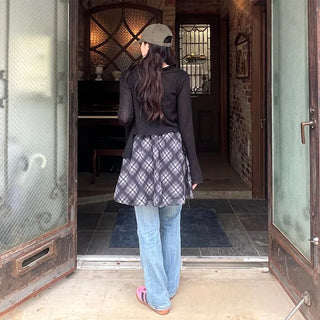 Frill Ribbon Sheer Cardigan