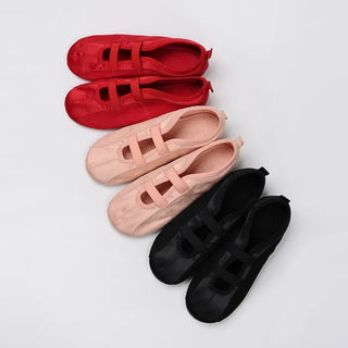 Satin suede Mary Jane shoes