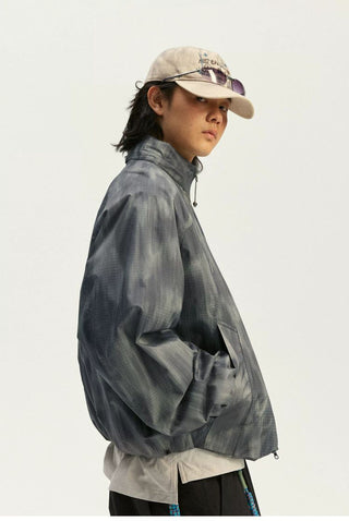 [Monterest] Water-Resistant Camo Print Hooded Jacket