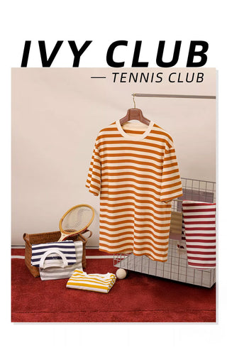 [CULTUM] Stripe Short-Sleeve Tee