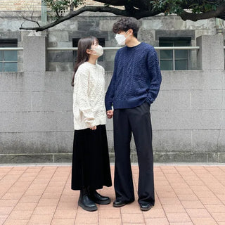 Unisex Cable Knit