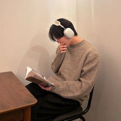 Wool round knit