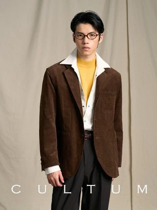 [CULTUM] Cotton Corduroy Ivy Style Jacket