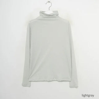 See-through turtleneck t-shirt