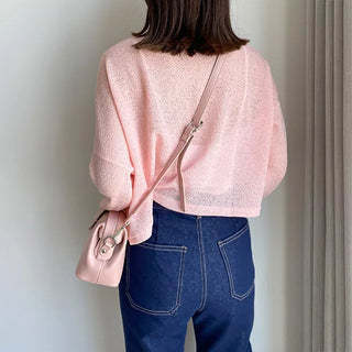 pua see-through round T
