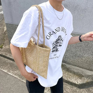 summer rattan bag