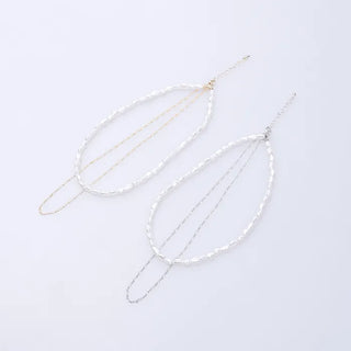 Layered pearl necklace