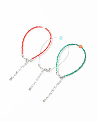 Crystal bead bracelet