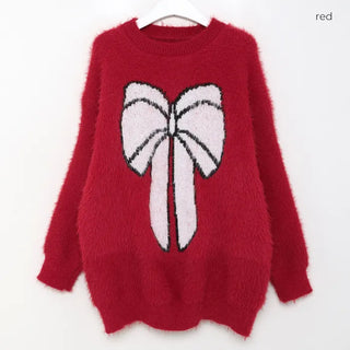 Big ribbon detail knit