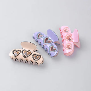 Heart Hole Hair Clip