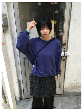 (3 colors) Basic Sweatshirt