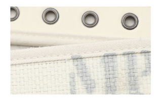 [MASONPRINCE] Woven Raffia Paper Leather Belt