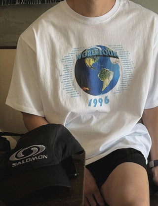 World Tour Printed Short Sleeve T-shirt (2 colors)