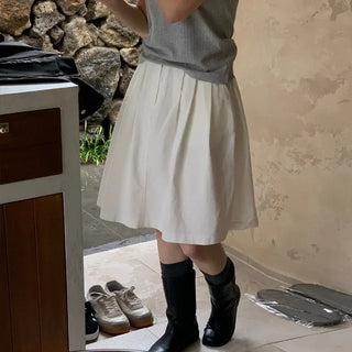 All-bet Cotton Midi Skirt