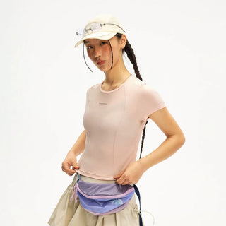 [Monterest] Quick-Dry Slim Fit Cropped Sports Tee